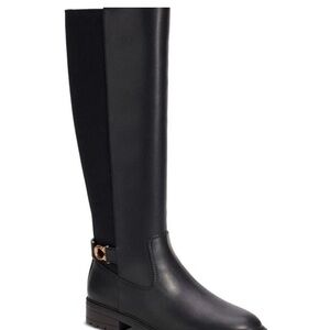 Coach Black Riding Boots , Faith size 6.5B NIB/ gorgeous!!!